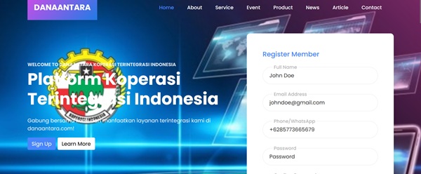 Danaantara Platform Koperasi Terintegrasi Indonesia KICK SHADOW TAEKWONDO